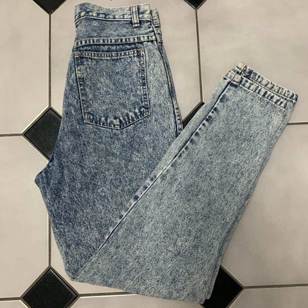 Vintage Stefano International Acid Wash Mom Jeans